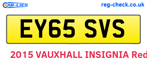 EY65SVS are the vehicle registration plates.