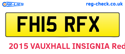 FH15RFX are the vehicle registration plates.