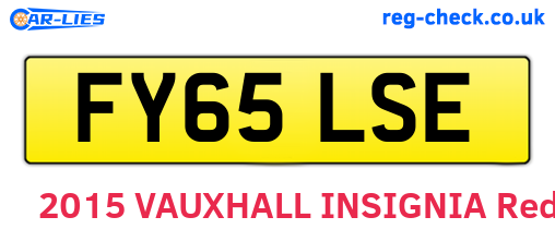 FY65LSE are the vehicle registration plates.