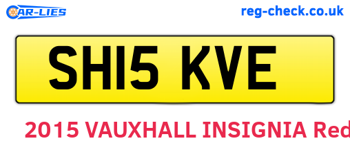 SH15KVE are the vehicle registration plates.