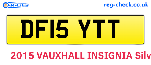 DF15YTT are the vehicle registration plates.