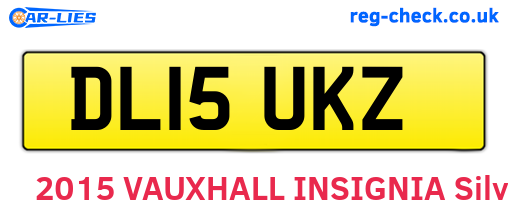 DL15UKZ are the vehicle registration plates.