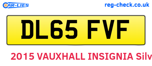 DL65FVF are the vehicle registration plates.