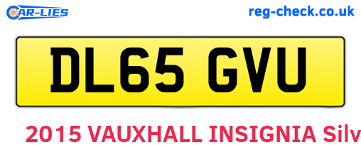 DL65GVU are the vehicle registration plates.