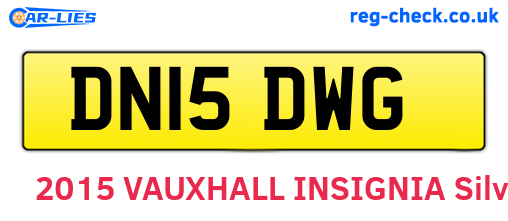 DN15DWG are the vehicle registration plates.