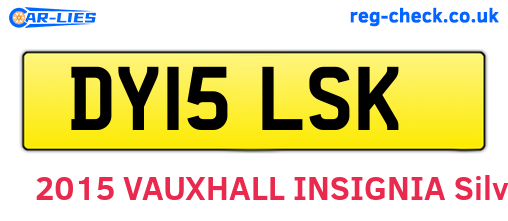 DY15LSK are the vehicle registration plates.