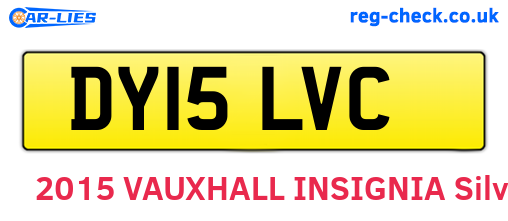 DY15LVC are the vehicle registration plates.