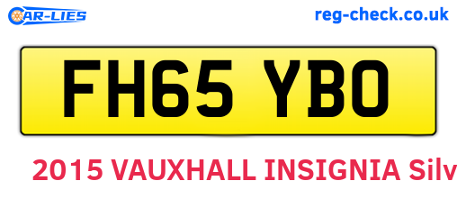 FH65YBO are the vehicle registration plates.