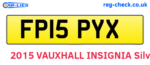 FP15PYX are the vehicle registration plates.