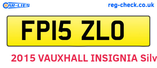 FP15ZLO are the vehicle registration plates.