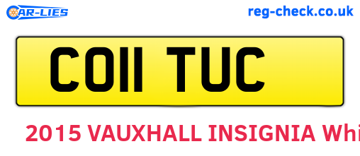 CO11TUC are the vehicle registration plates.