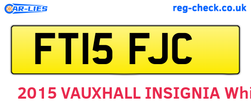 FT15FJC are the vehicle registration plates.