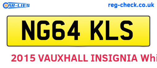 NG64KLS are the vehicle registration plates.