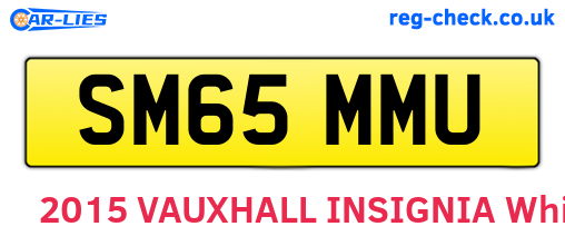 SM65MMU are the vehicle registration plates.