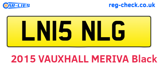 LN15NLG are the vehicle registration plates.