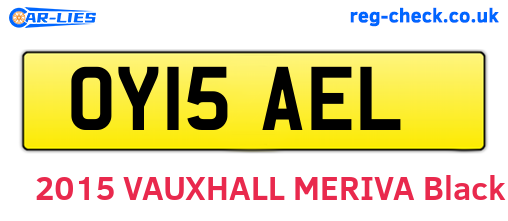 OY15AEL are the vehicle registration plates.