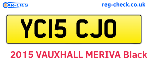 YC15CJO are the vehicle registration plates.