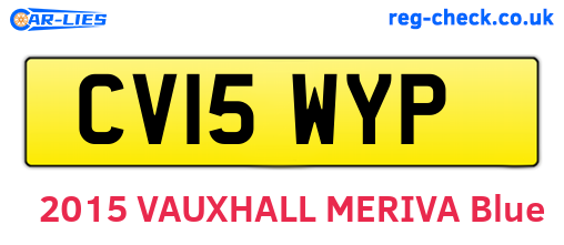 CV15WYP are the vehicle registration plates.