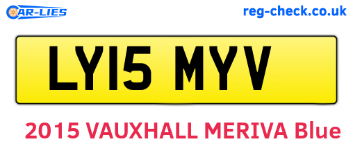 LY15MYV are the vehicle registration plates.