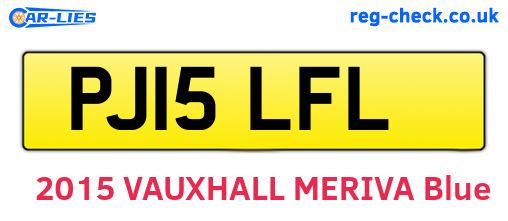 PJ15LFL are the vehicle registration plates.