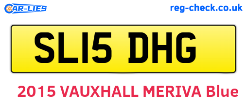 SL15DHG are the vehicle registration plates.