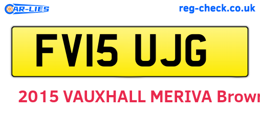 FV15UJG are the vehicle registration plates.