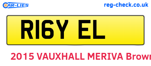 R16YEL are the vehicle registration plates.