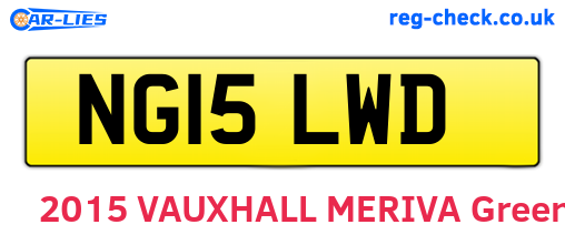 NG15LWD are the vehicle registration plates.