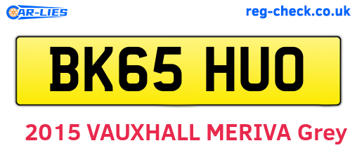 BK65HUO are the vehicle registration plates.