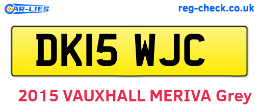DK15WJC are the vehicle registration plates.