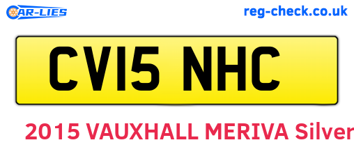 CV15NHC are the vehicle registration plates.