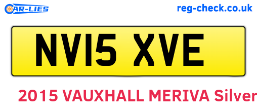 NV15XVE are the vehicle registration plates.