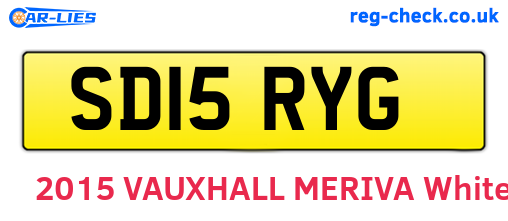 SD15RYG are the vehicle registration plates.