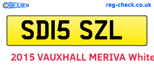 SD15SZL are the vehicle registration plates.