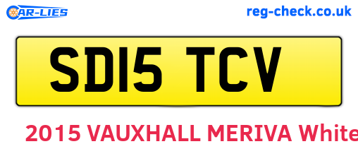 SD15TCV are the vehicle registration plates.