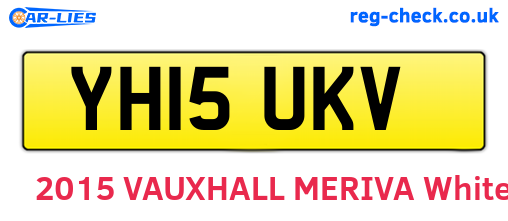 YH15UKV are the vehicle registration plates.