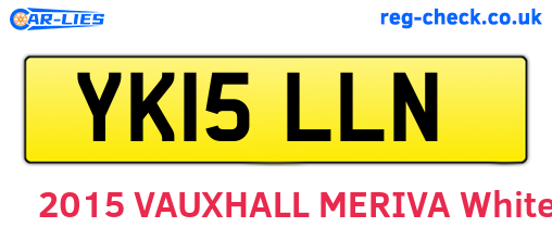 YK15LLN are the vehicle registration plates.