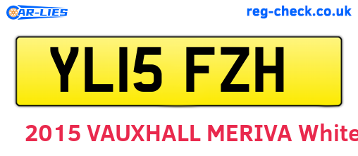 YL15FZH are the vehicle registration plates.