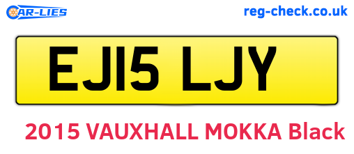 EJ15LJY are the vehicle registration plates.