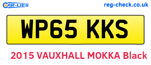 WP65KKS are the vehicle registration plates.