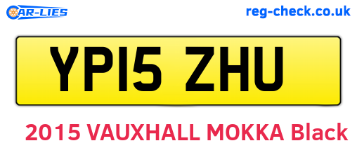 YP15ZHU are the vehicle registration plates.
