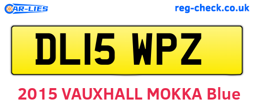 DL15WPZ are the vehicle registration plates.