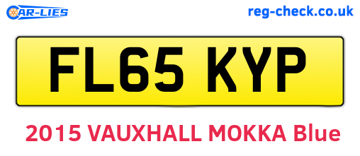 FL65KYP are the vehicle registration plates.