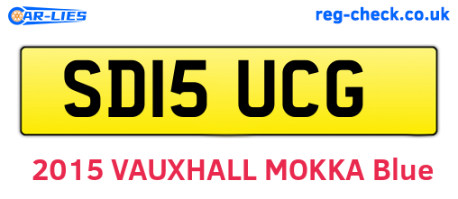 SD15UCG are the vehicle registration plates.