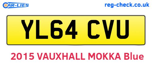 YL64CVU are the vehicle registration plates.