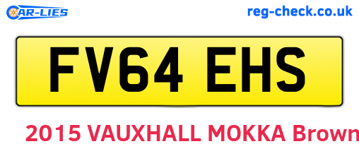 FV64EHS are the vehicle registration plates.