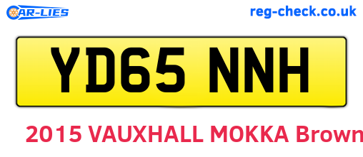 YD65NNH are the vehicle registration plates.