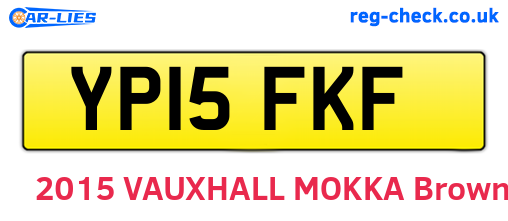 YP15FKF are the vehicle registration plates.