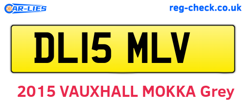 DL15MLV are the vehicle registration plates.