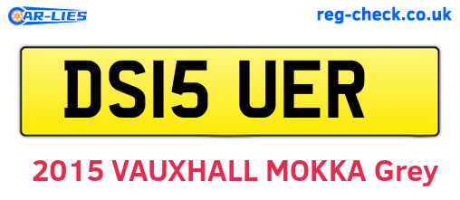 DS15UER are the vehicle registration plates.